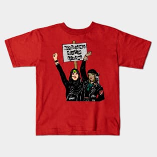 Diné Stand With Palestine Kids T-Shirt